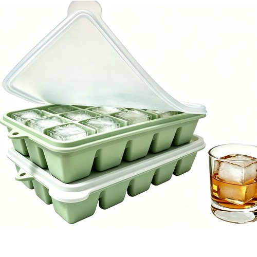Ice cube trays with lid - cube,