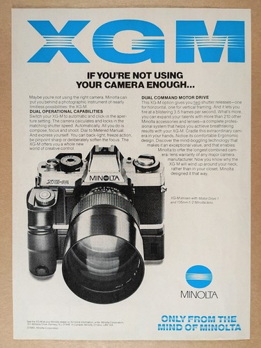 1982 minolta camera with - minolta,