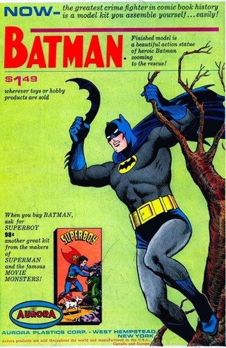 Vintage batman aurora toy - aurora, ad