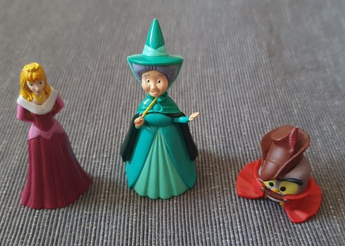 Disney sleeping beauty figures - disney,