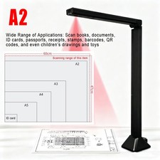 A2 Overhead Scanner for Large Format Documents & Books Resolution up to 21MP