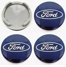 4x 54MM BLUE FORD ALLOY WHEEL