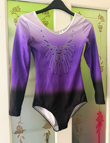 Purple ombre long sleeve - ombre,
