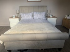 Double Bed With Faux Frame, Comfort Zone Mattress, Mattress Not Been Slept On