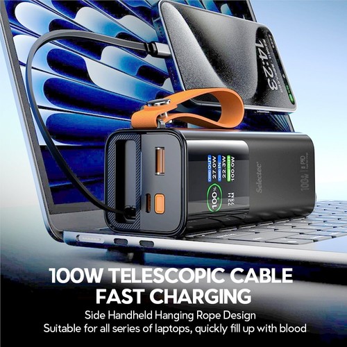 Power bank 50000mah 100w usb - bank,