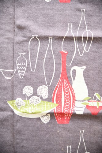 Vintage 1950s sunlover fabric - 1950s,
