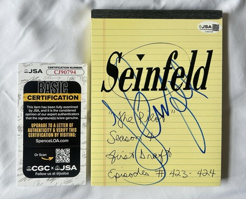 Jerry seinfeld signed the - seinfeld,
