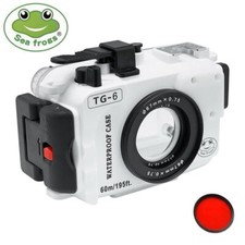 SeaFrogs Underwater Camera Case Waterproof Diving Housing for Olympus TG-6