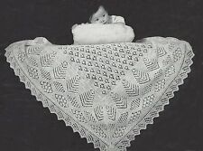 Baby Shetland Shawl Vintage