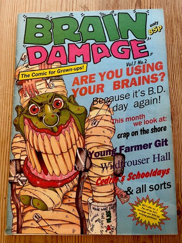 Brain damage the comic - brain,