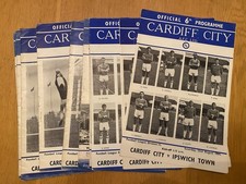 Cardiff City Home Programmes
