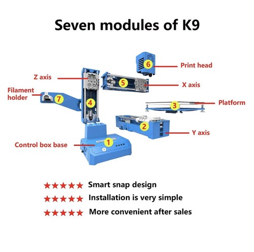 Easythreed mini printer - k9,