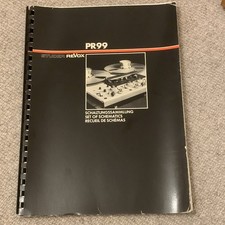 Studer Revox PR99 Set of schematics