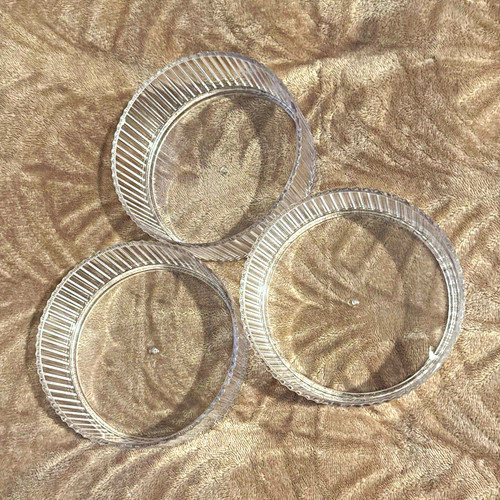Set clear ribbed - set,