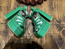 Green Wedge Heels L Day Shoes Size 4