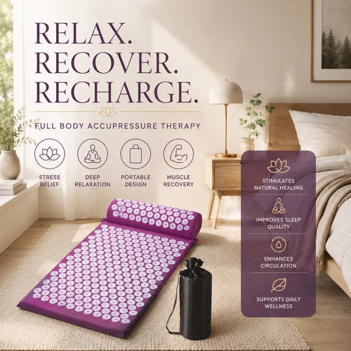 Accupressure body mat massage - accupressure,