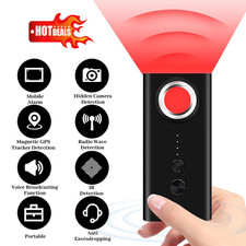 Hidden Camera Detector Anti Spy Bug GPS Tracker Finder Scanner Device Hotel Car