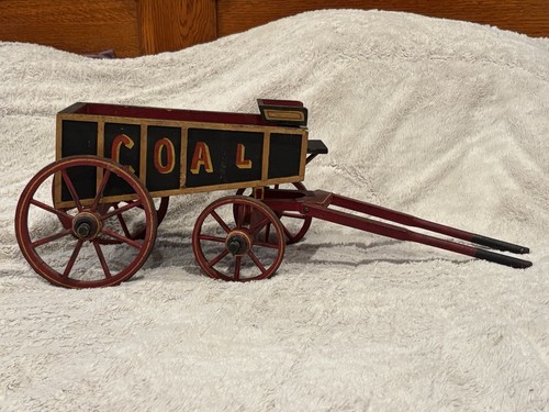Antique wood horse - wood,