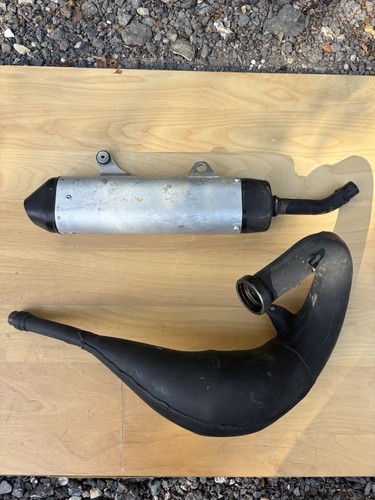 Yamaha stock full exhaust - full,