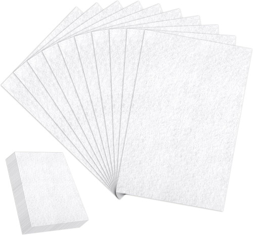 Stiff white felt - white,