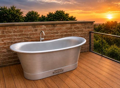 Copper bathtub 1800 - bathtub,