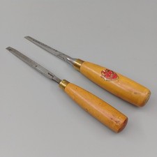 Lot Of 2 Large Morticing Chisels Marples & Ward Carpentry & Woodworking Tools