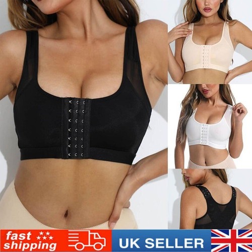 Ladies front fastening bra - front,