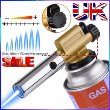 Flame Thrower Butane Gas Blow Torch Burner Welding Auto Ignition Soldering BBQ
