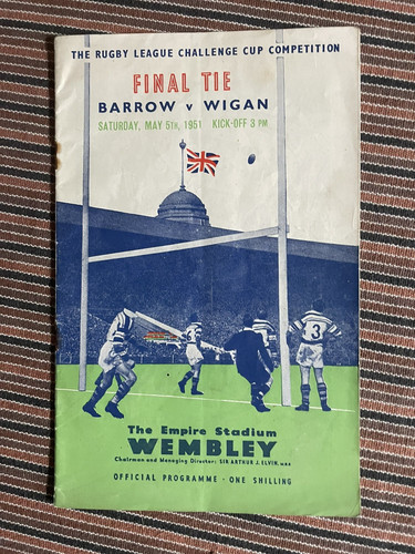 1951 wembley rugby - wembley, league