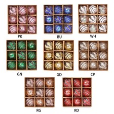 9Pcs Christmas Baubles Ball