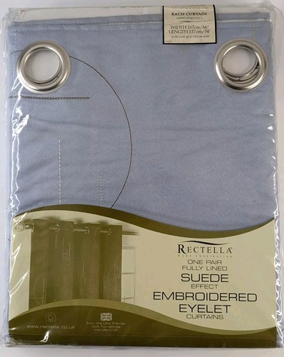 Rectella curtains suede effect - rectella,