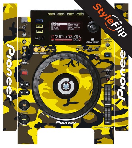 Pioneer cdj 900 skin camo - cdj-900, |
