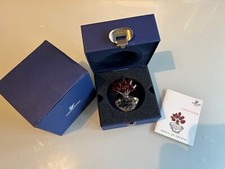 Swarovski Crystal Vase of Red