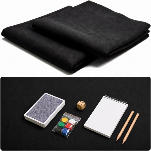 Piece poker table top mat - poker,