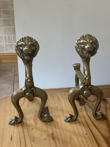 Antique heavy brass large - heavy,