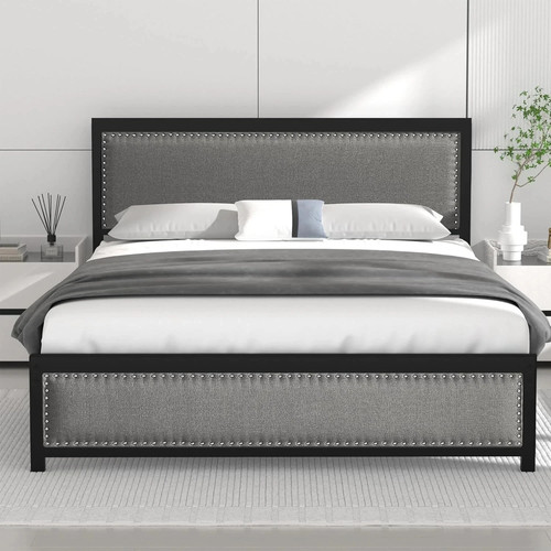 Double bed frame with - frame,