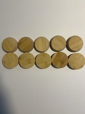 10x Bamboo Candle Jar Lids