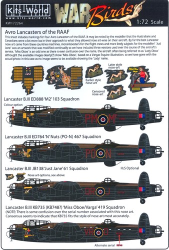 Kits world decals - kits, avro