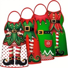 Christmas Apron Festive Cooking Family Gift Present