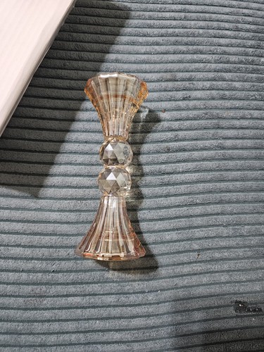 Crystal candlestick holder - candlestick,