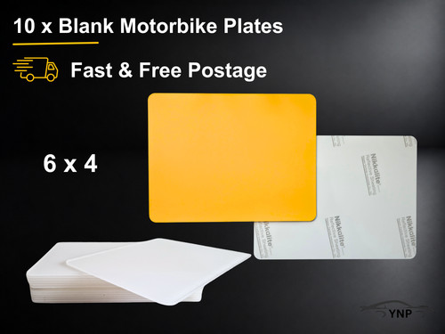 6x4 blank motorcycle number - 6x4,