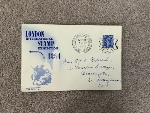 1950 first day cover - day, london