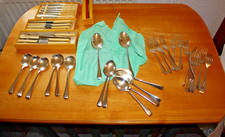 Vintage 50 piece set of James Ryals and Co EPNS and stainless steel cutlery