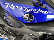 REVS YOUR HEART STICKER DECAL YAMAHA Mt03 Mt07 Mt09 Mt10 200mm WHITE all Sizes
