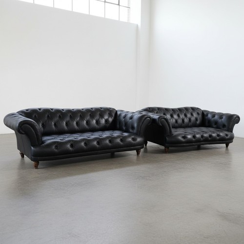 Black chesterfield oskar - black,