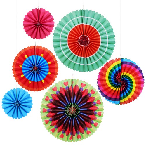 Pcs paper fans - pcs,