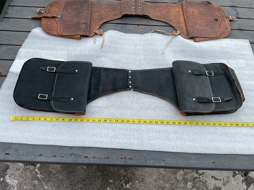 Black heavy leather - heavy, horse
