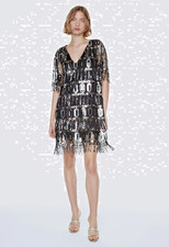 Zara Black Gold Sequinned