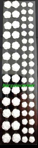 Ivory resin rose flower pearl - ivory,