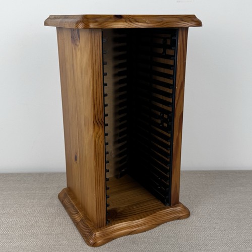 Wooden dvd storage tower - 20, cd